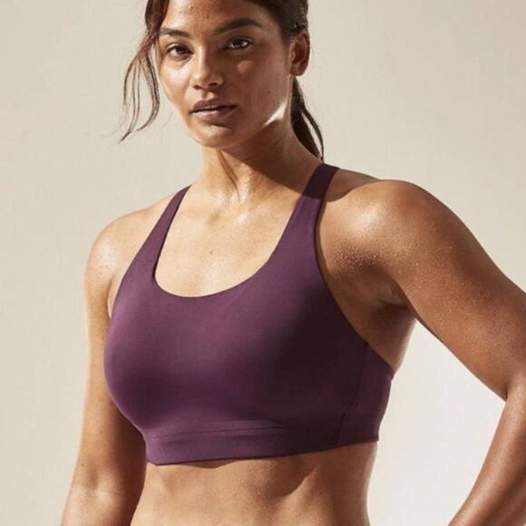 ATHLETA Advance High Impact Bra Purple size 40D - Picture 1 of 6